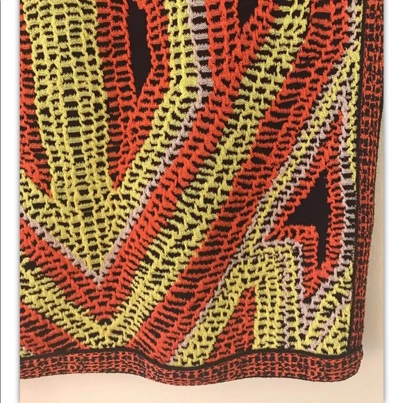 HERVE LEGER OLA JACQUARD SKIRT - M  PRINTED - Picture 4 of 9